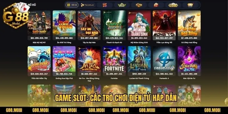 G88 7 Game slot: các trò chơi điện tử hấp dẫn