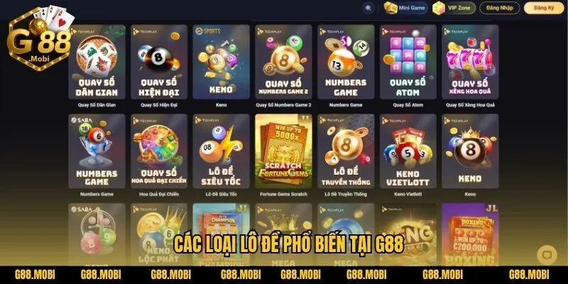 Lô đề G88 – Một bước làm đại gia chỉ trong vòng 1 đêm tại G88 1 Lô đề G88 cung cấp lô đề gì?